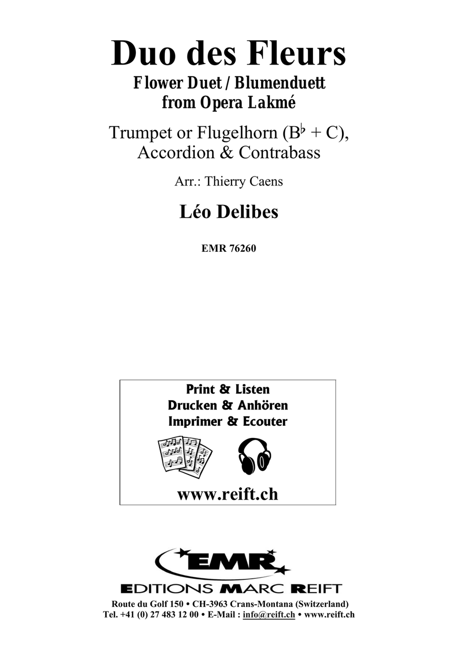 Duo des Fleurs Duo des Fleurs Flugelhorn scores gallery preview page 2