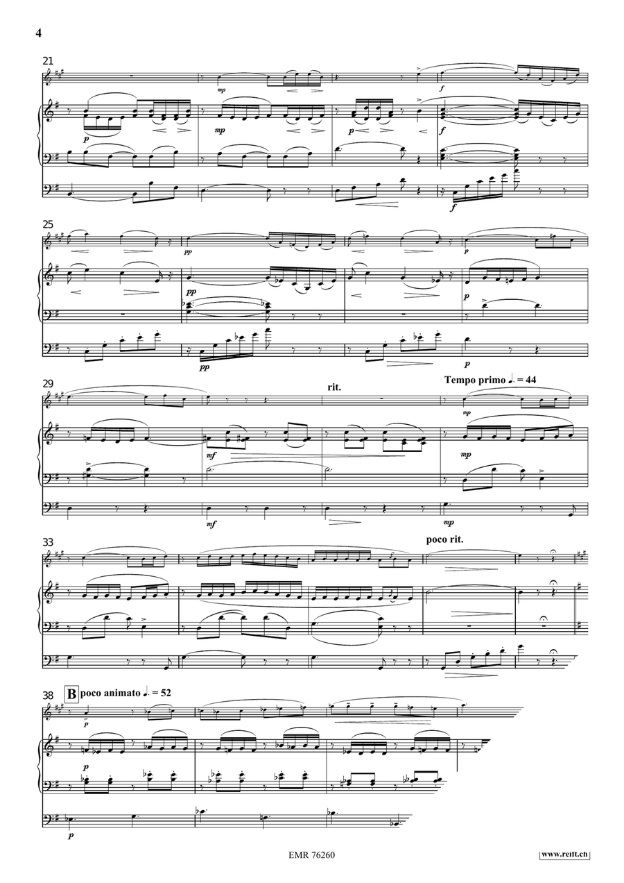 Duo des Fleurs Duo des Fleurs Flugelhorn scores gallery preview page 5