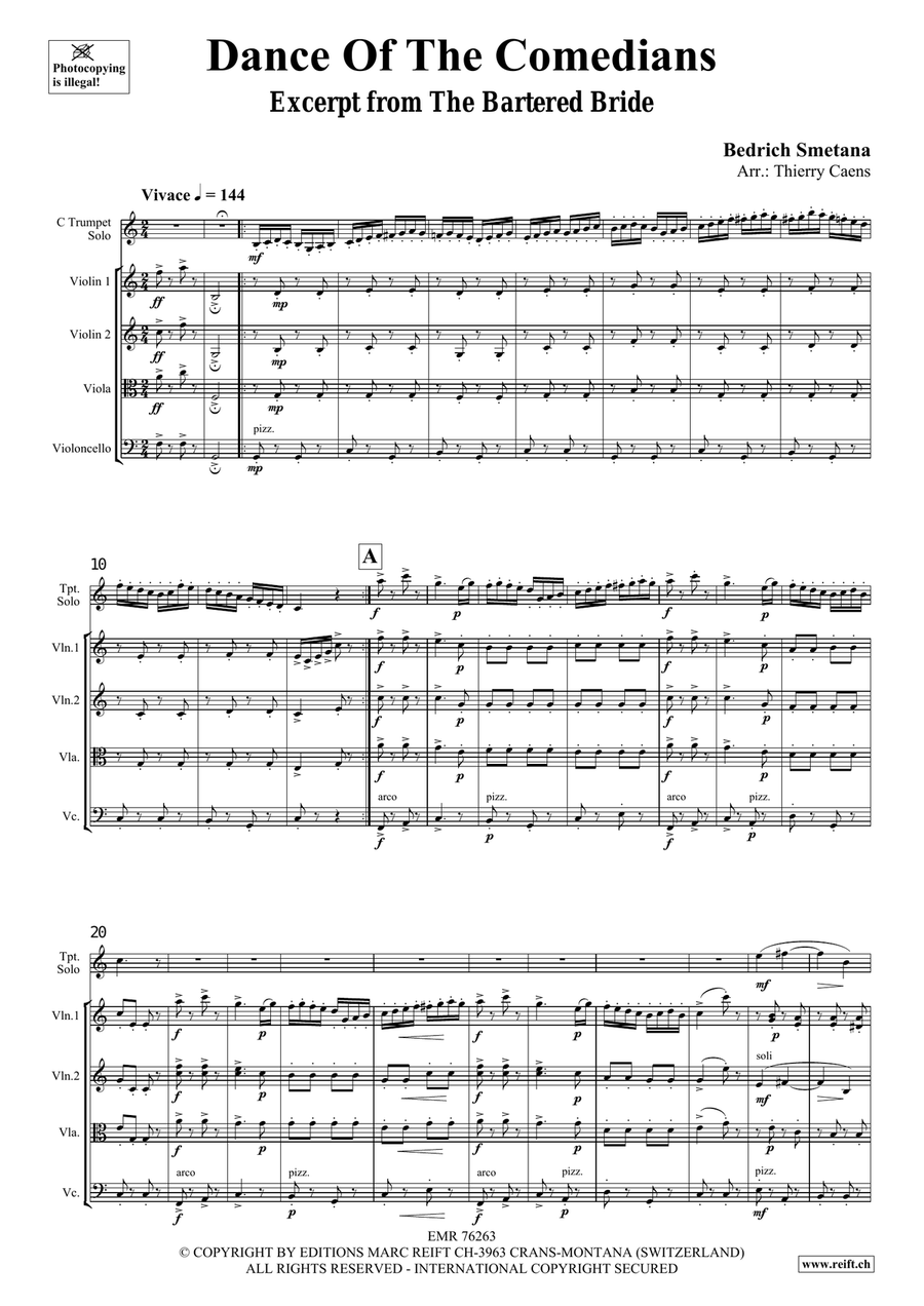 Dance Of The Comedians Dance Of The Comedians Trumpet scores gallery preview page 3