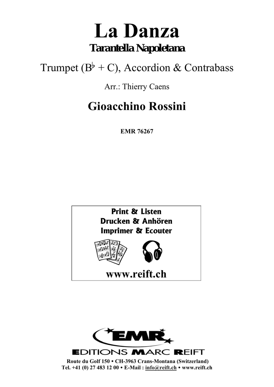 La Danza La Danza Trumpet scores gallery preview page 2