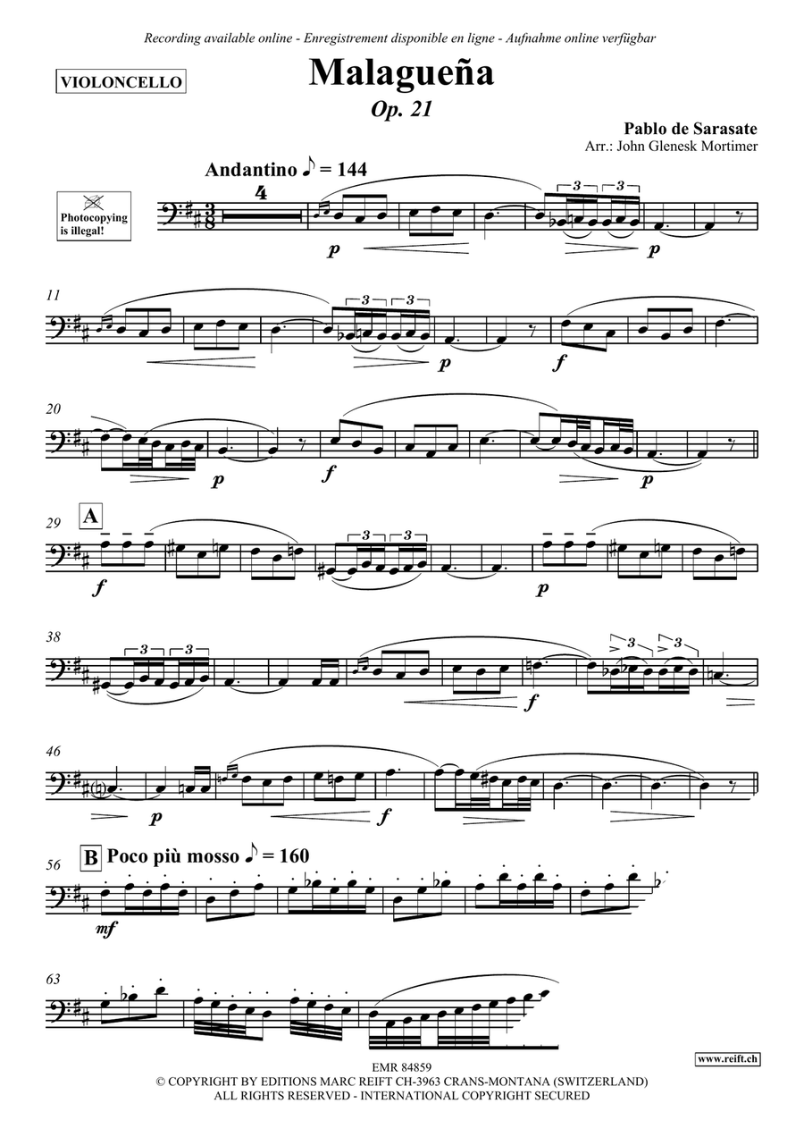 Malaguena Malaguena Piano Accompaniment scores gallery preview page 3