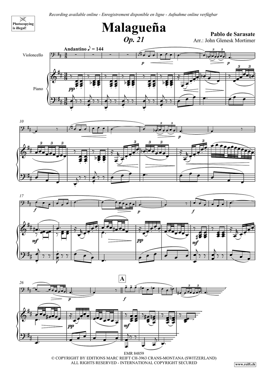 Malaguena Malaguena Piano Accompaniment scores gallery preview page 4
