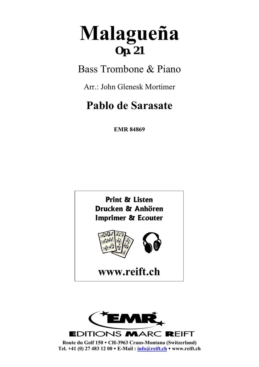 Malaguena Malaguena Bass Trombone scores gallery preview page 2