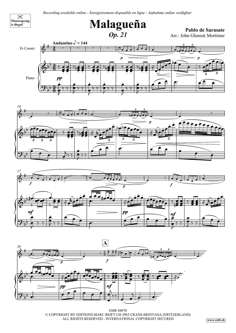 Malaguena Malaguena Cornet scores gallery preview page 4