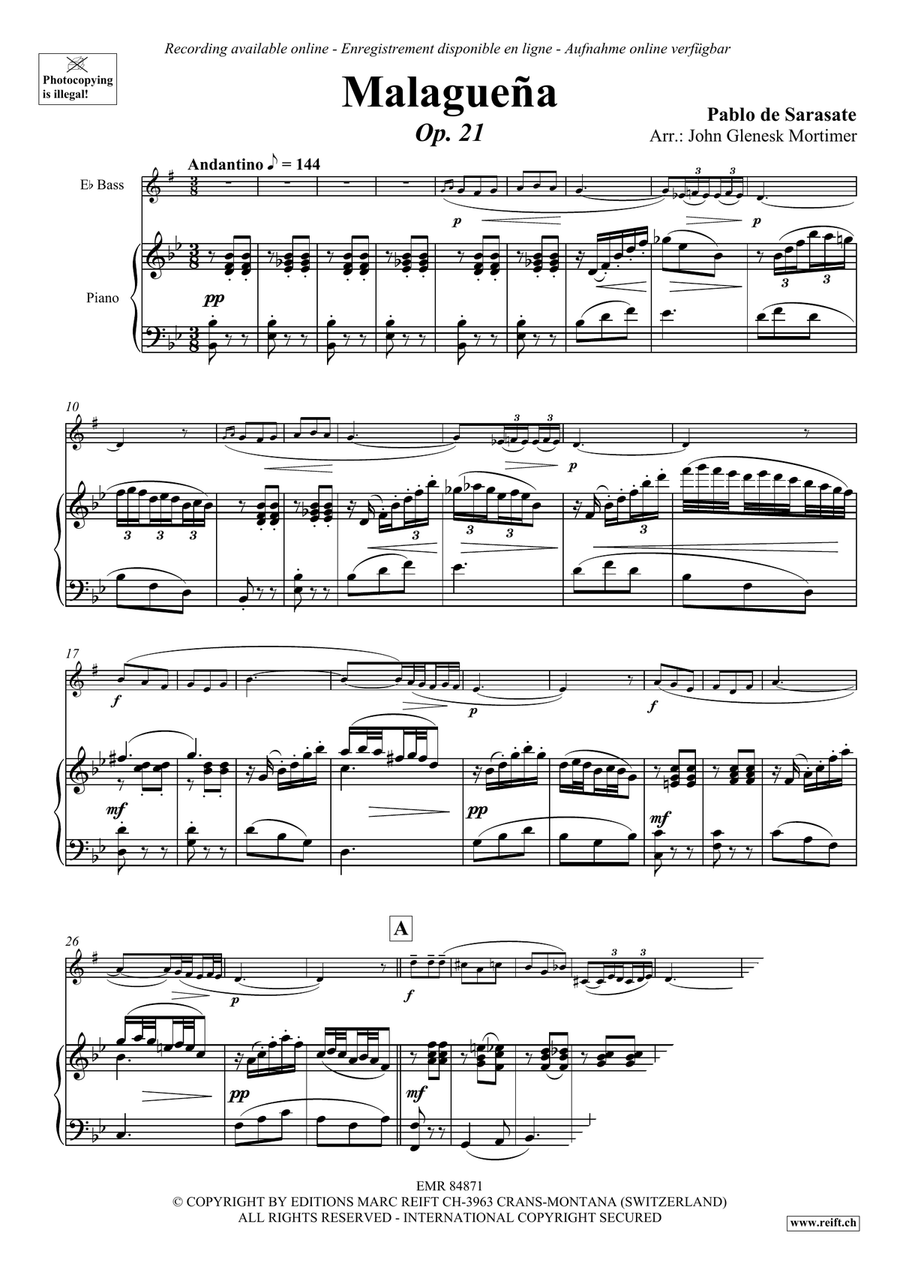Malaguena Malaguena Voice Solo scores gallery preview page 4