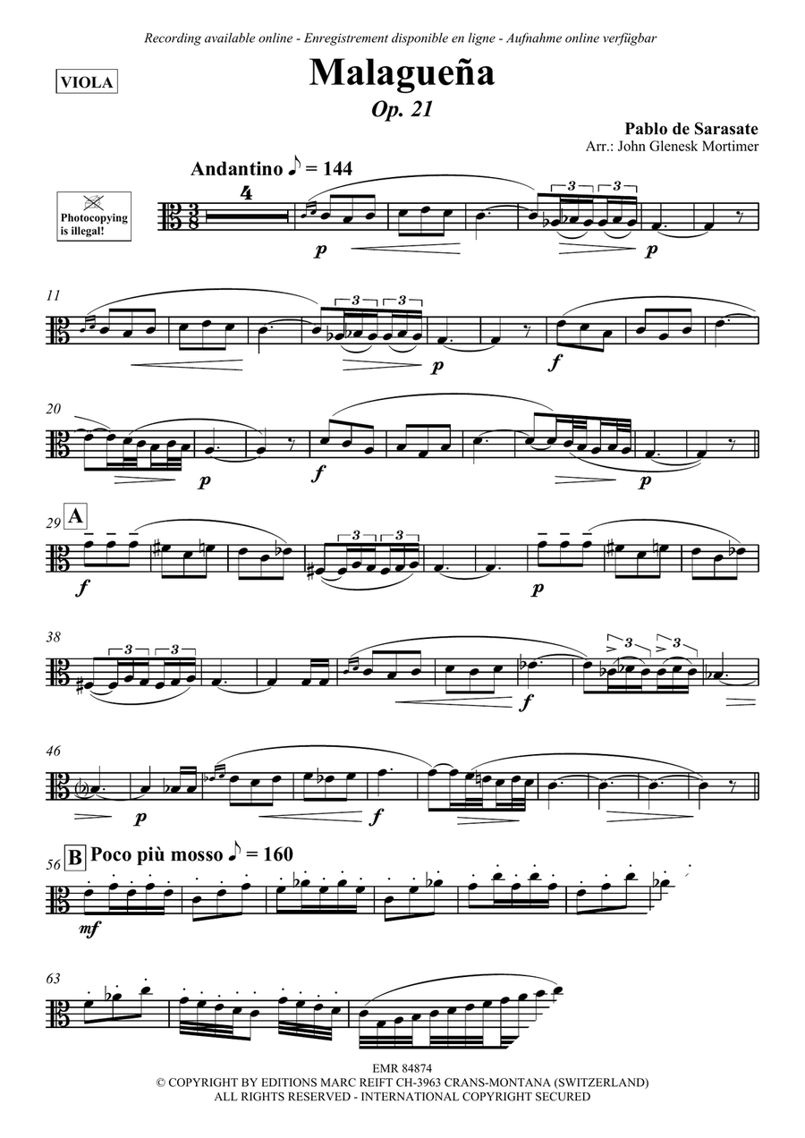 Malaguena Malaguena Piano Accompaniment scores gallery preview page 3