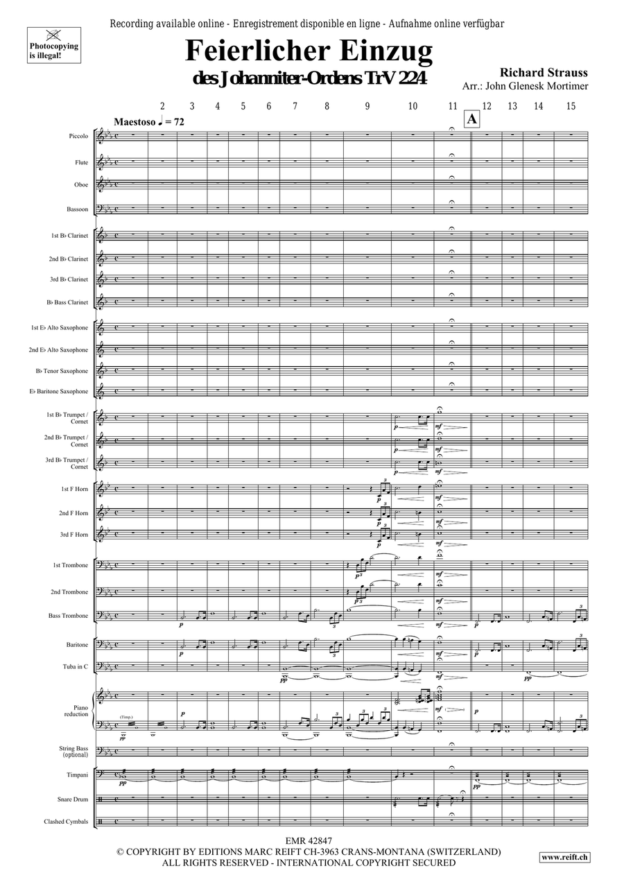Feierlicher Einzug Feierlicher Einzug Concert Band scores gallery preview page 3
