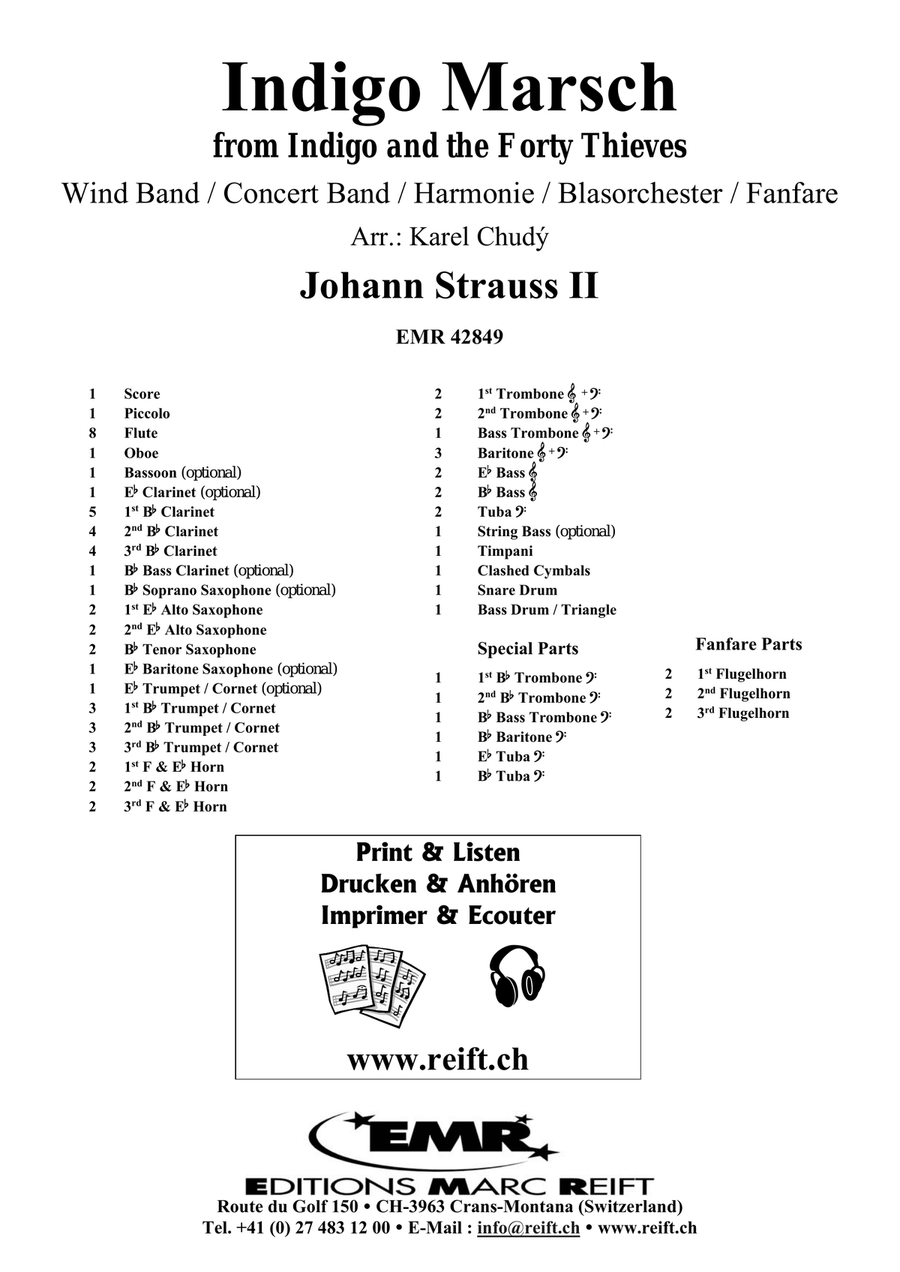 Indigo Marsch Indigo Marsch Concert Band scores gallery preview page 2
