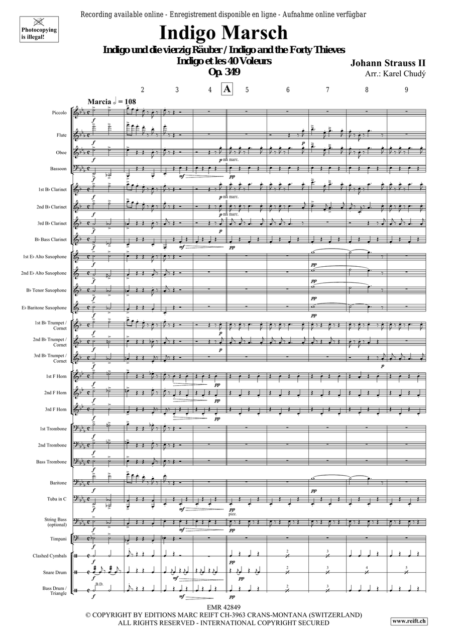 Indigo Marsch Indigo Marsch Concert Band scores gallery preview page 3