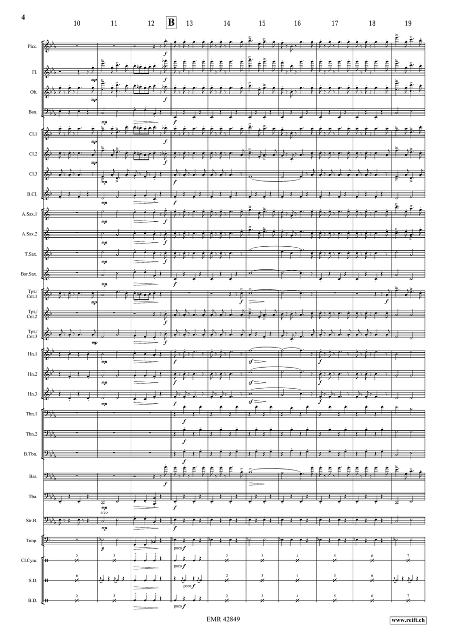 Indigo Marsch Indigo Marsch Concert Band scores gallery preview page 4