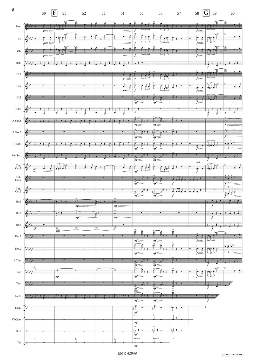 Indigo Marsch Indigo Marsch Concert Band scores gallery preview page 8