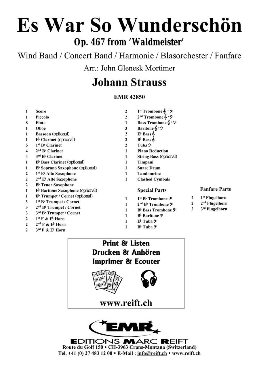 Es War So Wunderschön Es War So Wunderschön Concert Band scores gallery preview page 2
