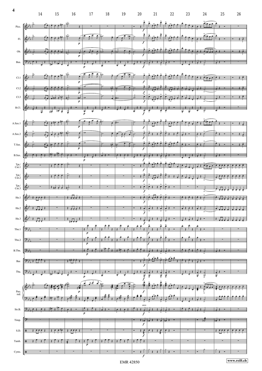Es War So Wunderschön Es War So Wunderschön Concert Band scores gallery preview page 4