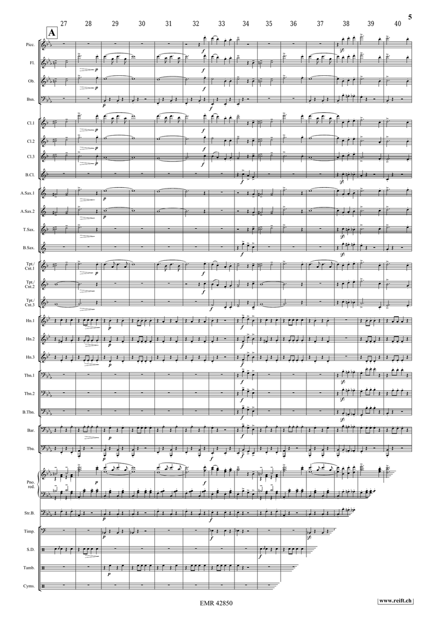 Es War So Wunderschön Es War So Wunderschön Concert Band scores gallery preview page 5
