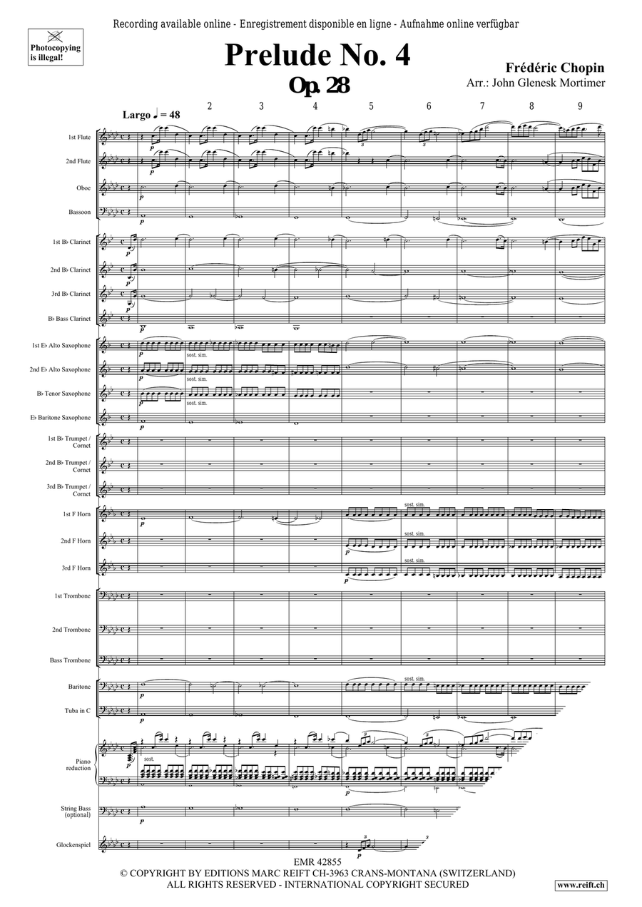 Prelude No. 4 Prelude No. 4 Concert Band scores gallery preview page 3