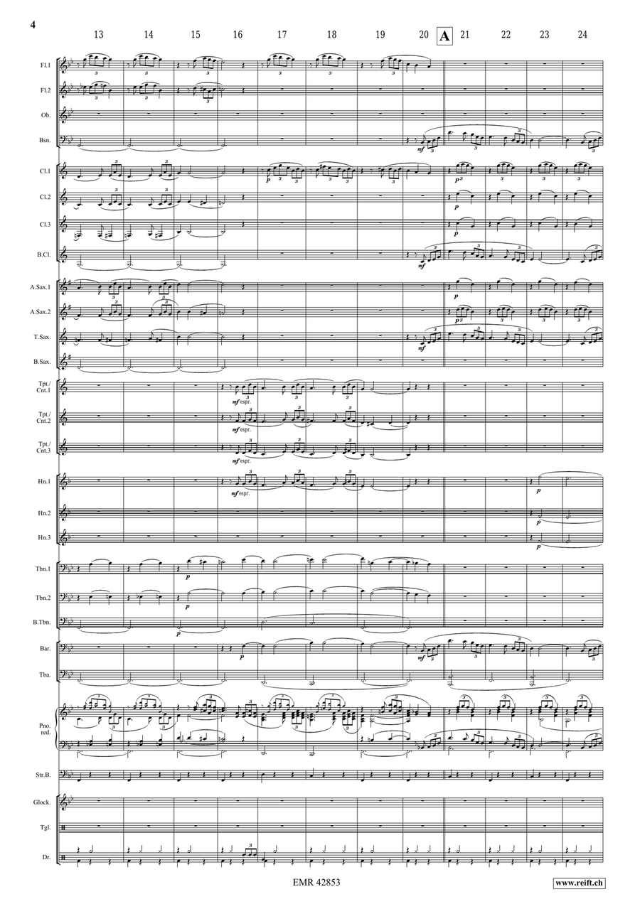 Sleepy Lagoon Sleepy Lagoon Concert Band scores gallery preview page 4