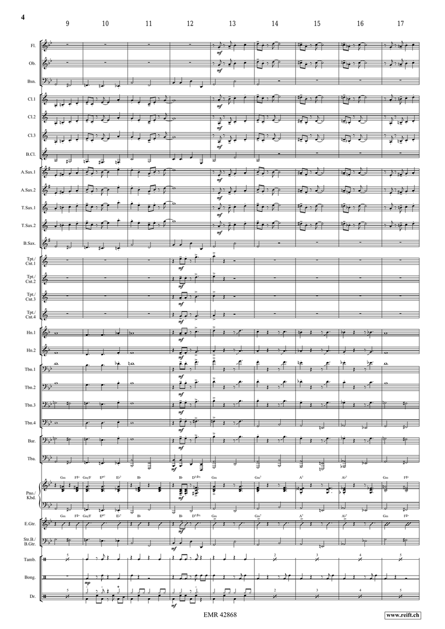 Mountain King Mountain King Concert Band scores gallery preview page 5