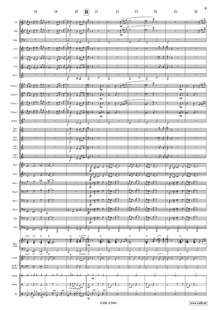 Mountain King Mountain King Concert Band scores gallery preview page 6