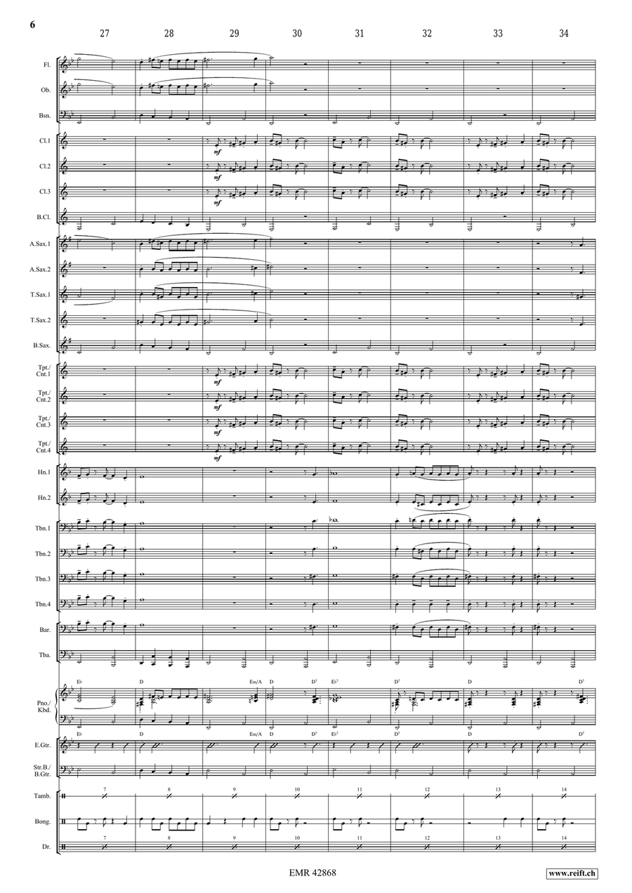 Mountain King Mountain King Concert Band scores gallery preview page 7