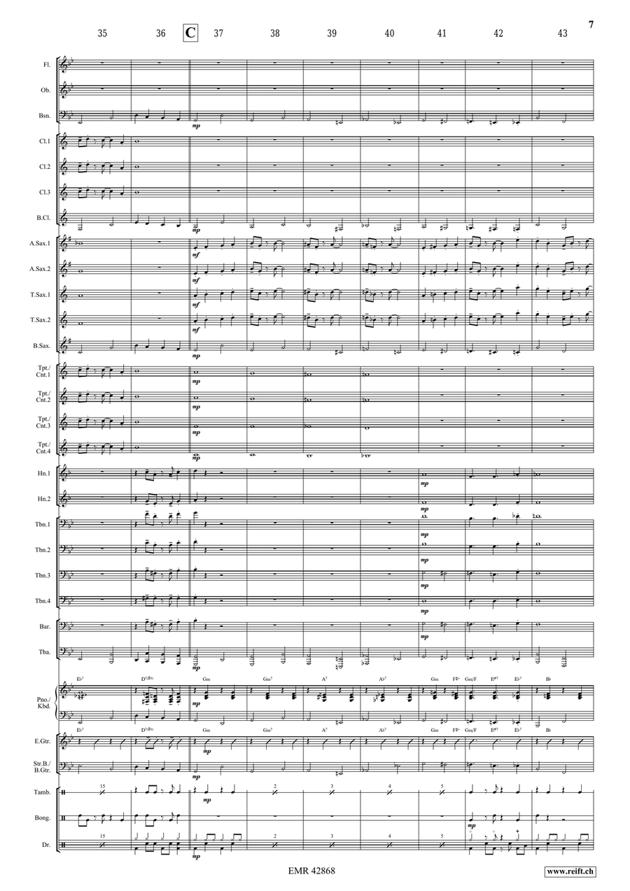 Mountain King Mountain King Concert Band scores gallery preview page 8