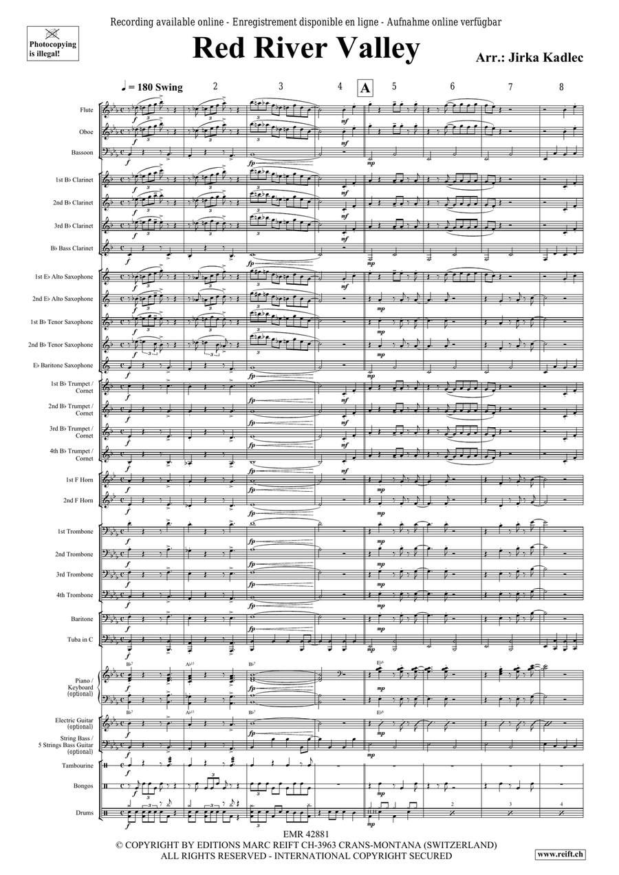 Red River Valley Red River Valley Concert Band scores gallery preview page 3