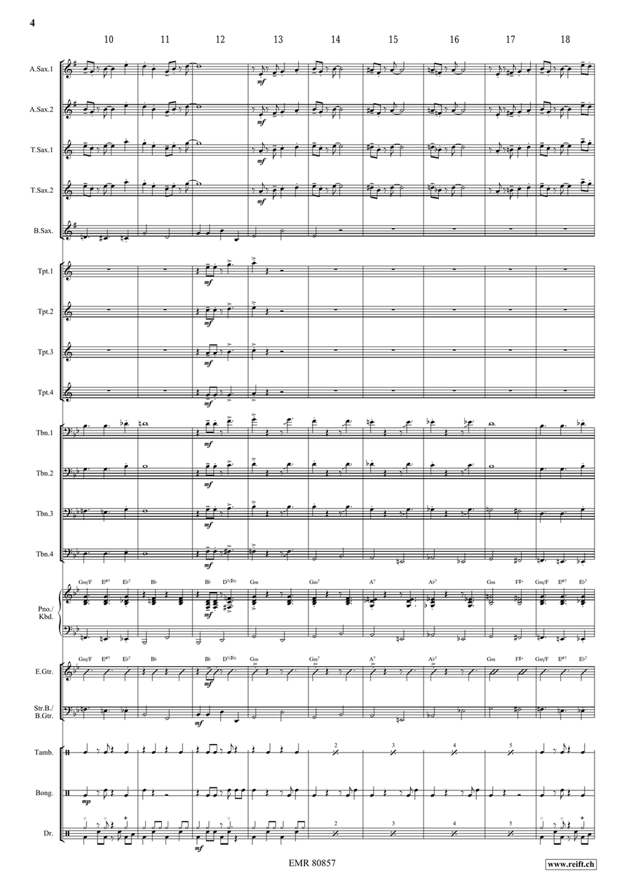 Mountain King Mountain King Big Band scores gallery preview page 4