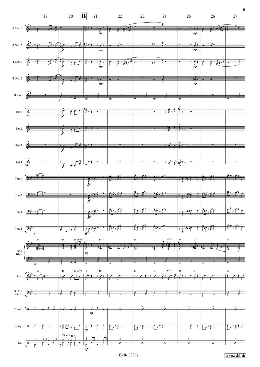 Mountain King Mountain King Big Band scores gallery preview page 5