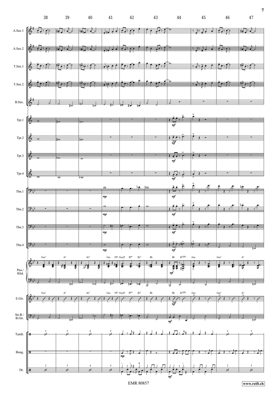 Mountain King Mountain King Big Band scores gallery preview page 7