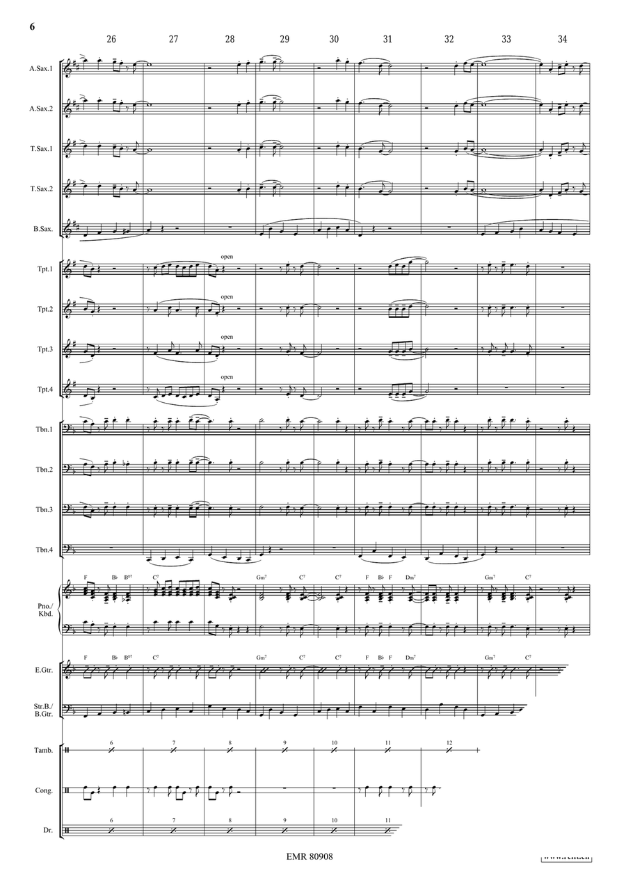 Oh My Darling Clementine Oh My Darling Clementine Big Band scores gallery preview page 6