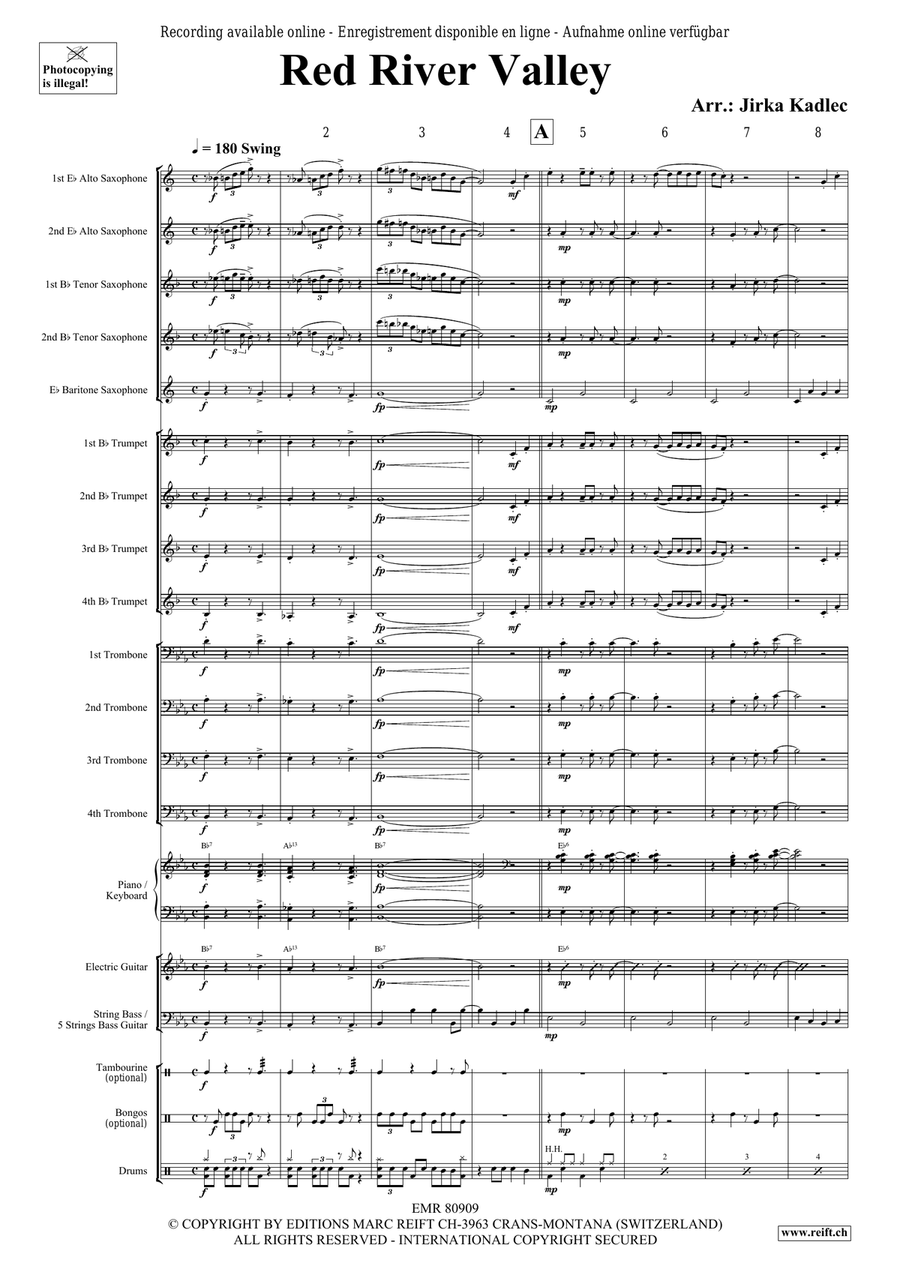 Red River Valley Red River Valley Big Band scores gallery preview page 3