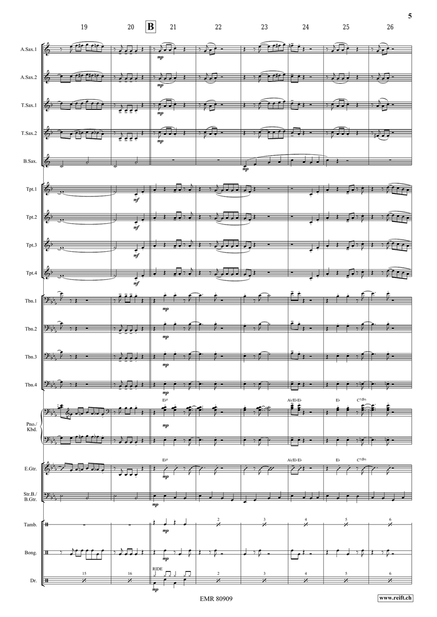 Red River Valley Red River Valley Big Band scores gallery preview page 5
