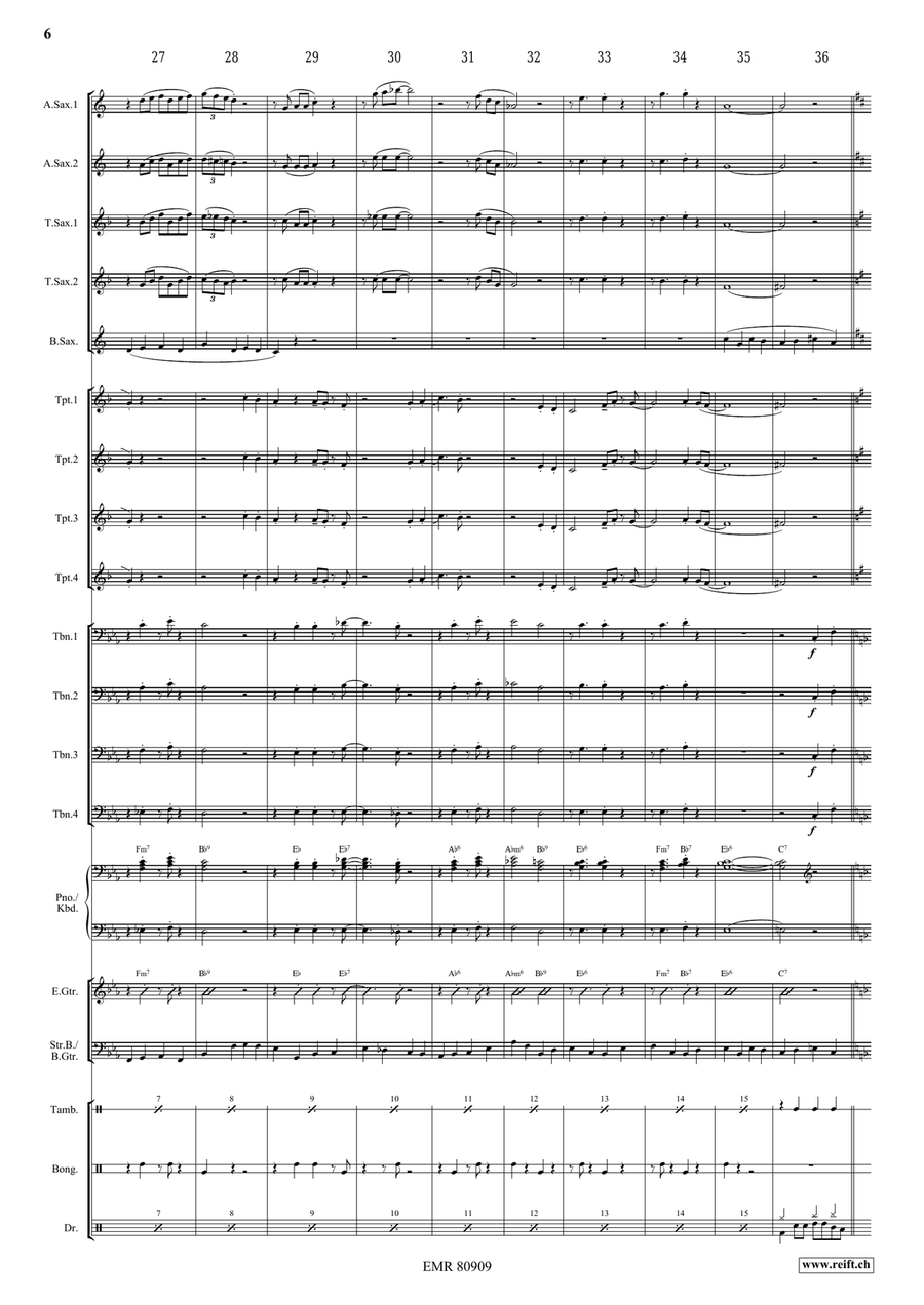Red River Valley Red River Valley Big Band scores gallery preview page 6