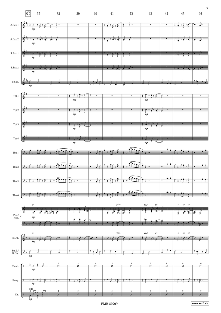 Red River Valley Red River Valley Big Band scores gallery preview page 7