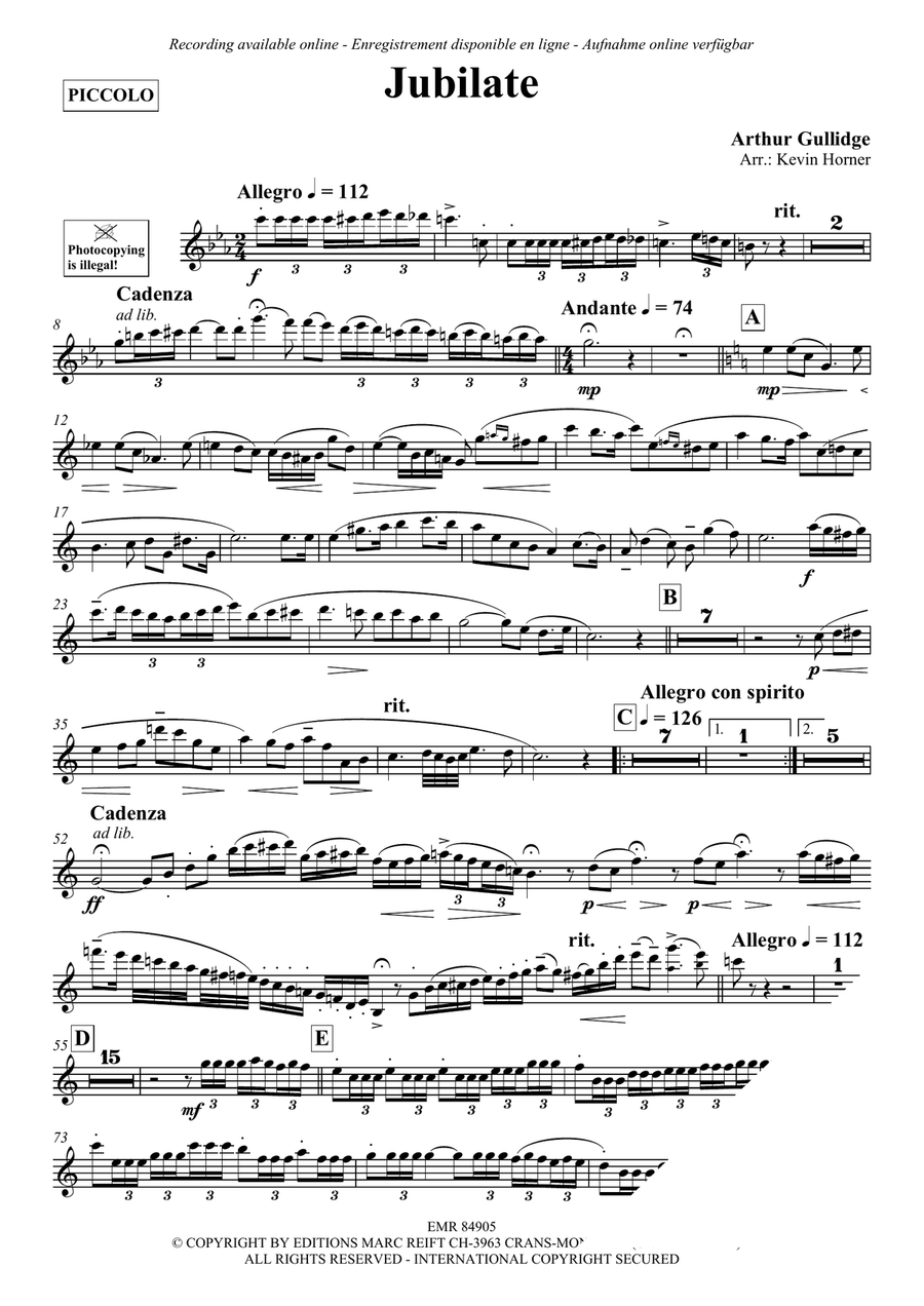 Jubilate Jubilate Piccolo scores gallery preview page 4