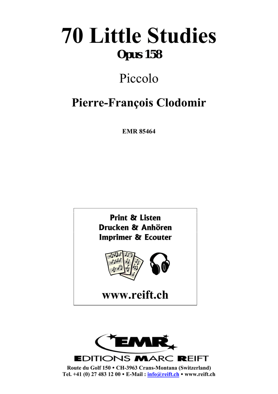 70 Little Studies 70 Little Studies Piccolo scores gallery preview page 2