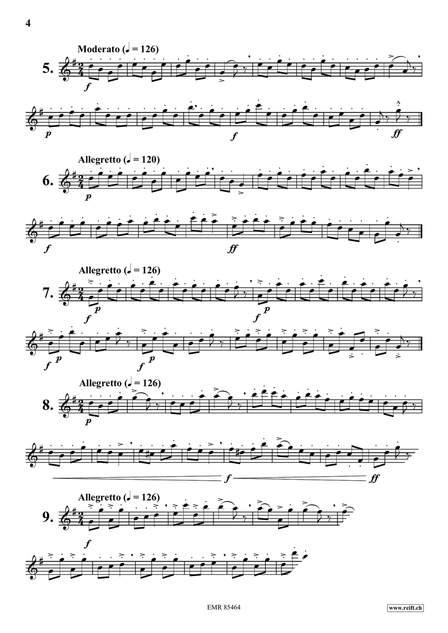 70 Little Studies 70 Little Studies Piccolo scores gallery preview page 4