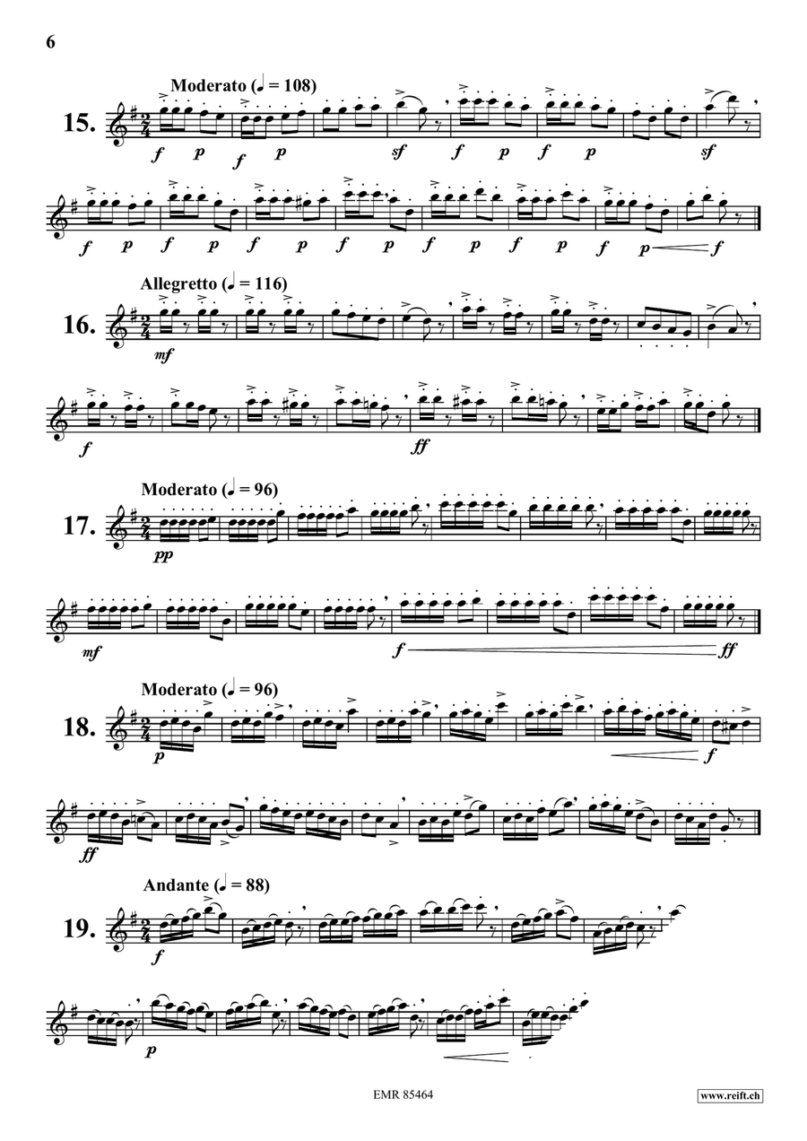 70 Little Studies 70 Little Studies Piccolo scores gallery preview page 6