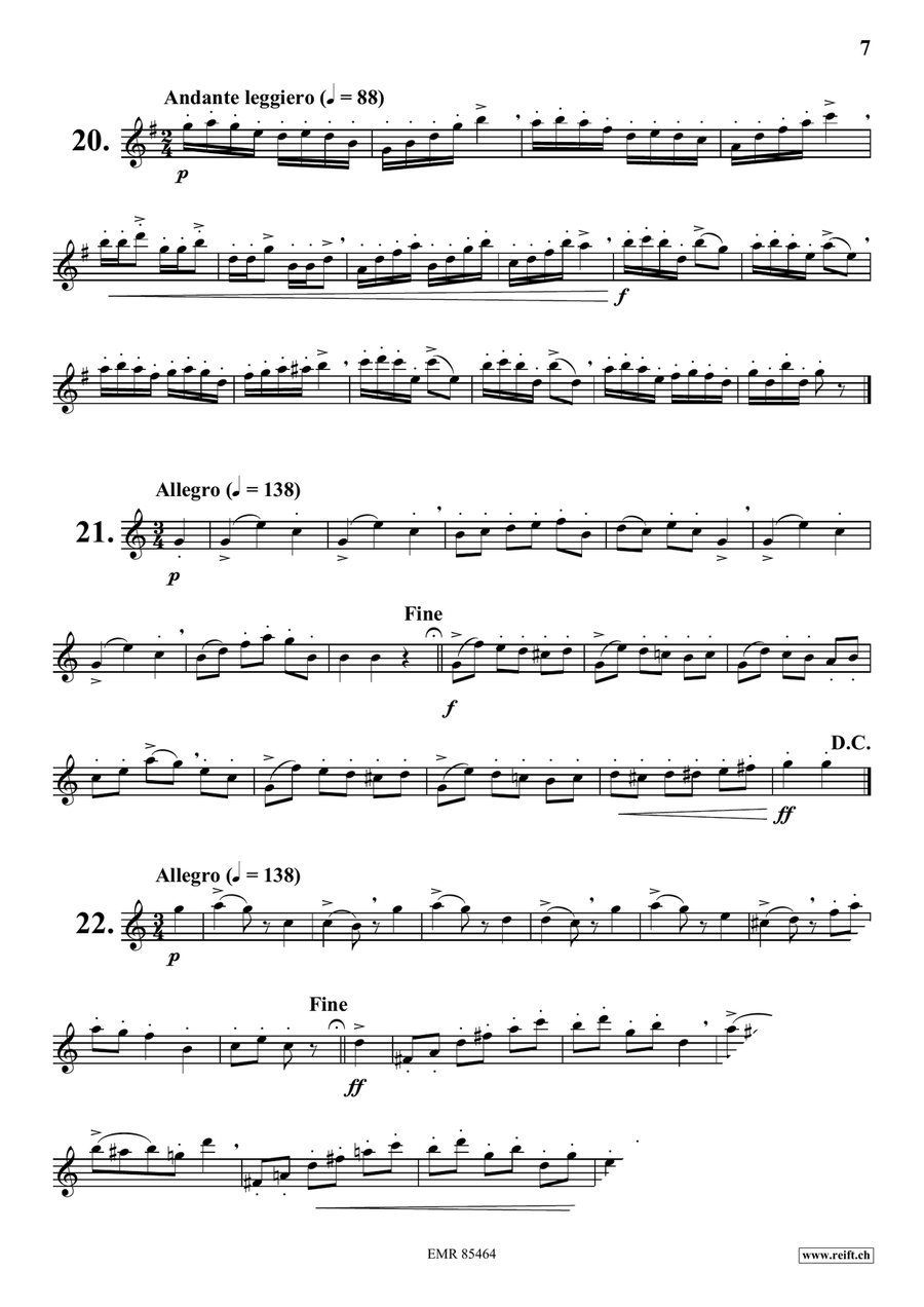 70 Little Studies 70 Little Studies Piccolo scores gallery preview page 7