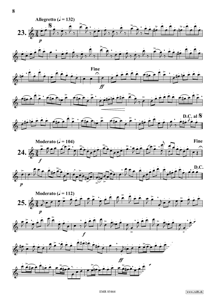 70 Little Studies 70 Little Studies Piccolo scores gallery preview page 8