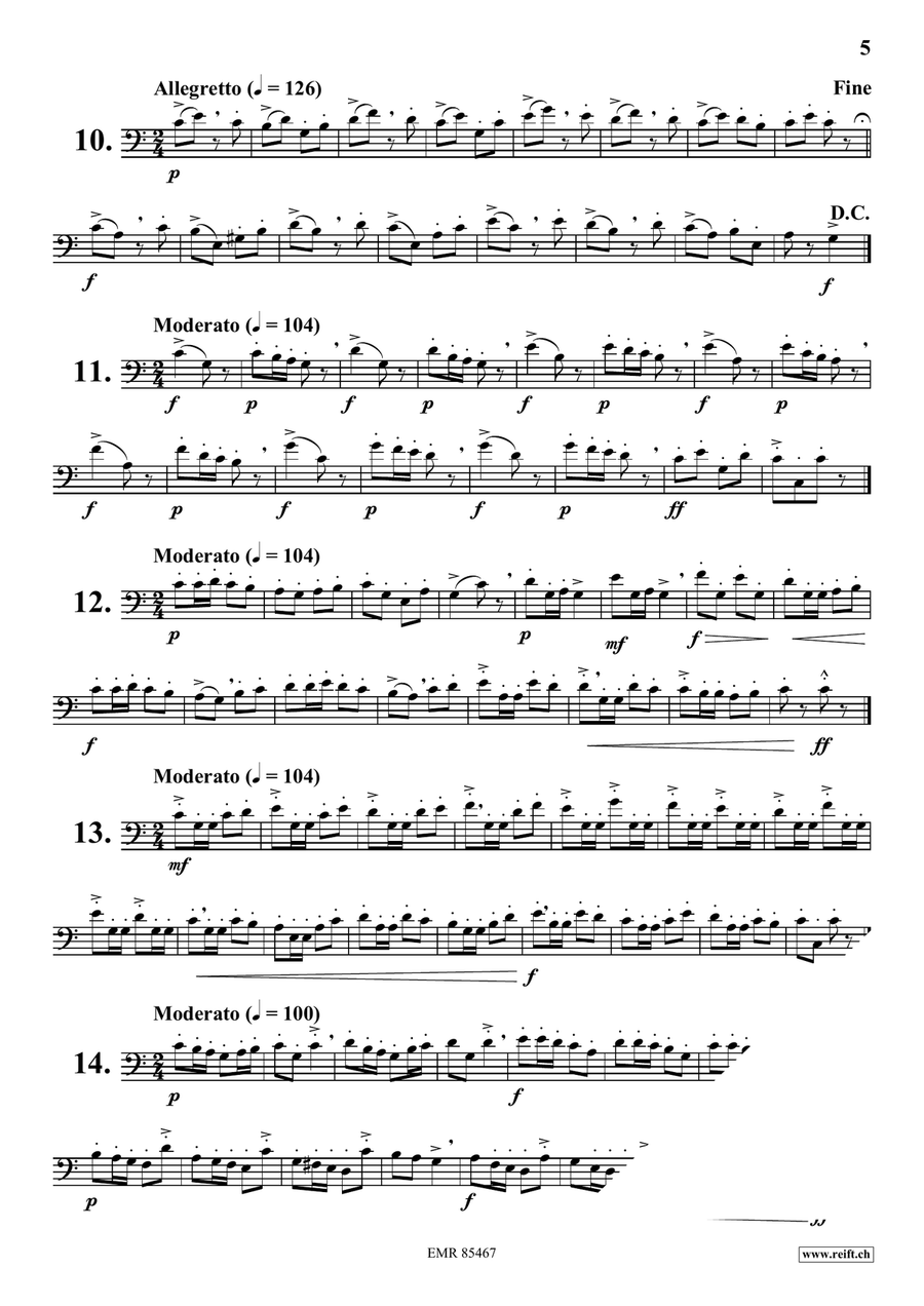 70 Little Studies 70 Little Studies Bassoon Solo scores gallery preview page 5