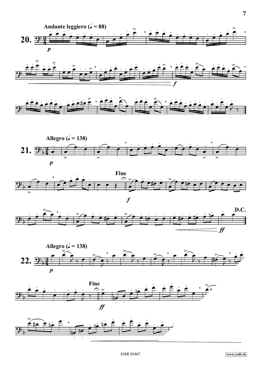 70 Little Studies 70 Little Studies Bassoon Solo scores gallery preview page 7