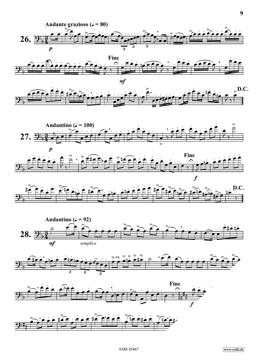 70 Little Studies 70 Little Studies Bassoon Solo scores gallery preview page 9