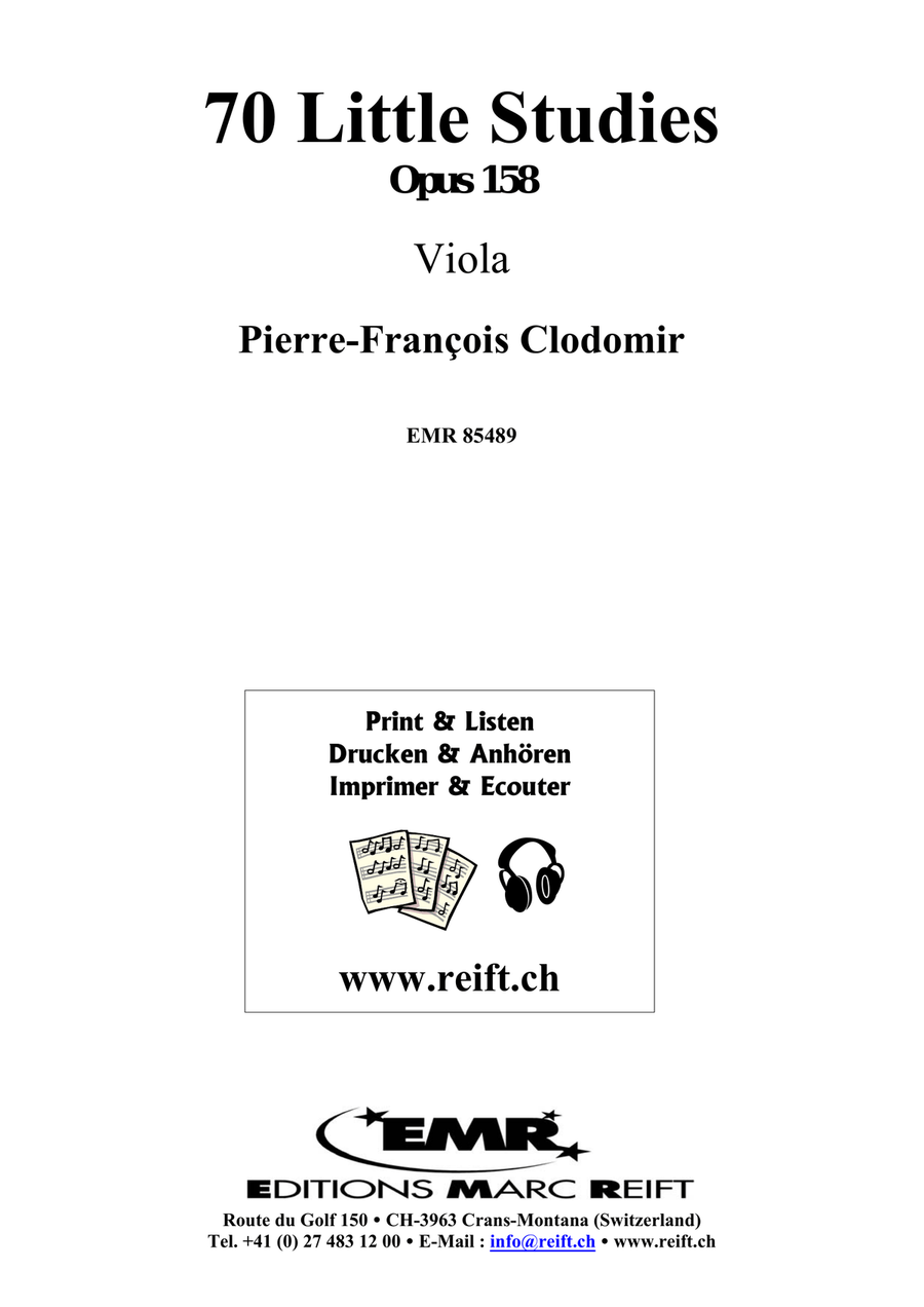 70 Little Studies 70 Little Studies Viola Solo scores gallery preview page 2
