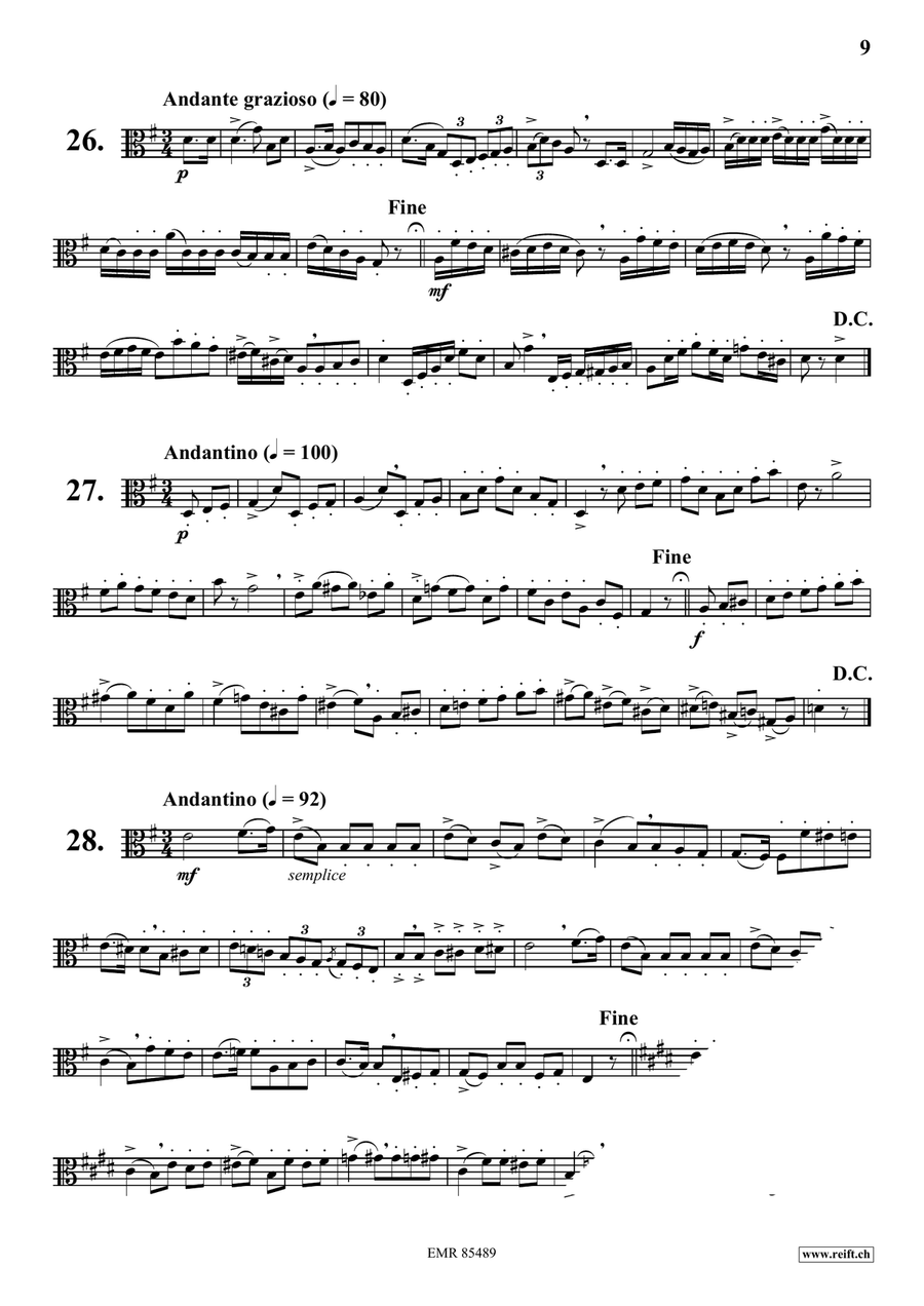 70 Little Studies 70 Little Studies Viola Solo scores gallery preview page 9