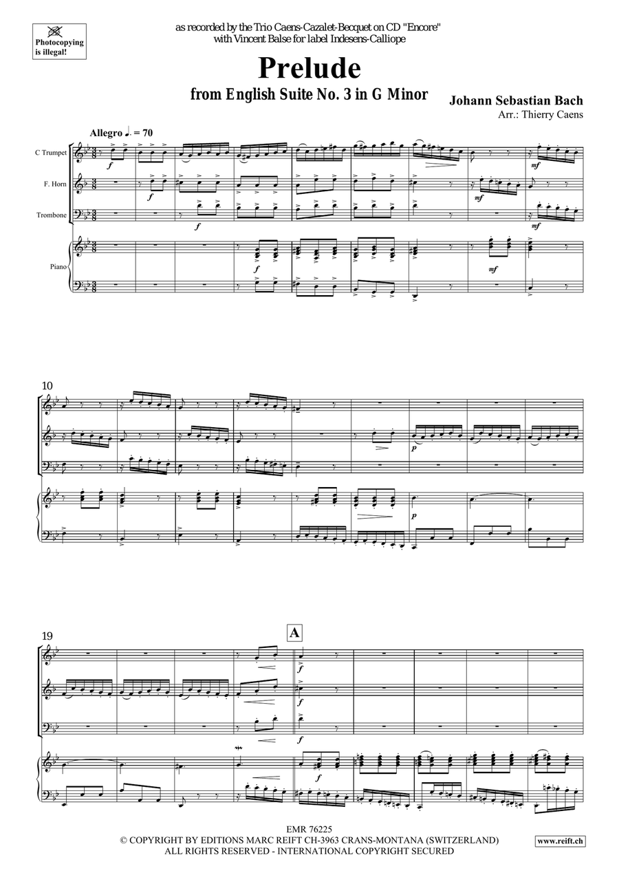 Prelude Prelude Horn scores gallery preview page 3