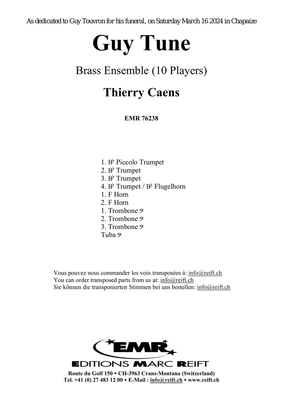Guy Tune Guy Tune Score scores gallery preview page 2