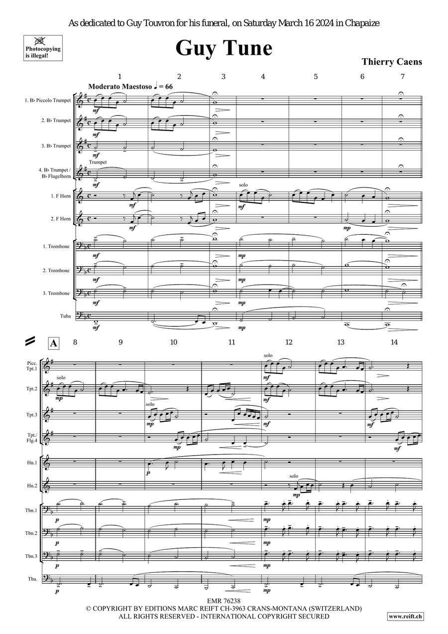 Guy Tune Guy Tune Score scores gallery preview page 3