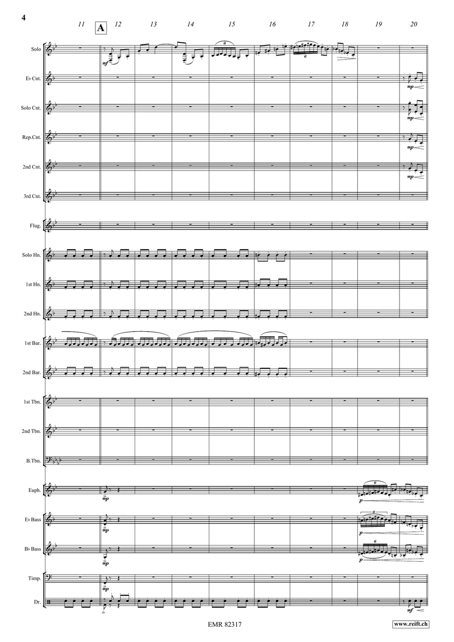 Sonatine Sonatine Brass Band scores gallery preview page 6