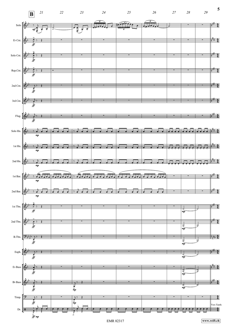 Sonatine Sonatine Brass Band scores gallery preview page 7