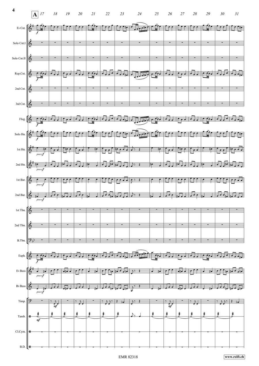 Dance of The Tumblers Dance of The Tumblers Brass Band scores gallery preview page 5